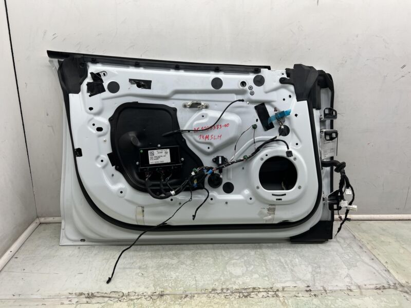 2012-2015 Tesla Model S Front Driver Side Door Shell Panel Left Used White PBCW