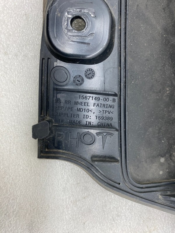 156714900B ⭕2021 2022 Tesla Model S Rear Passenger Side Wheel Fairing Right RH 1567149-00-B