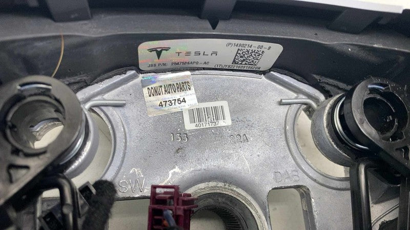 ⭕ 2021-2023 Tesla Model 3 Steering Wheel Assy Leather Black Heated 149