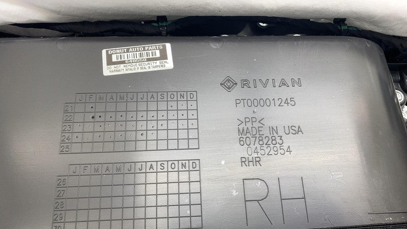 PT00001245 ⭕ 2022-2025 Rivian R1S Rear Right Side Door Panel Trim Card Cover RH PT00001245