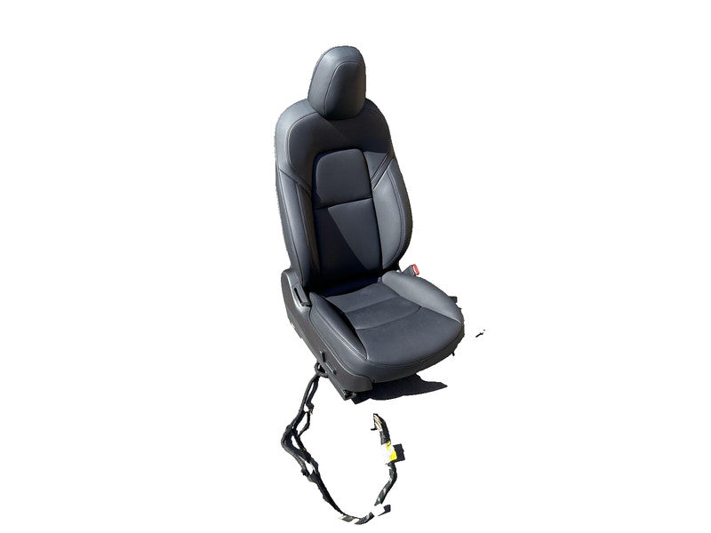 ⭕ 2017-2022 Tesla Model 3 Y Front Passenger Side 1st Row Seat Black Right Assy