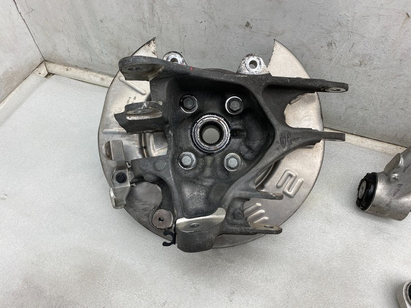 102141600A ⭕ 16-20 Tesla Model S X SET Rear Right Spindle Knuckle & Control Arm Link OEM