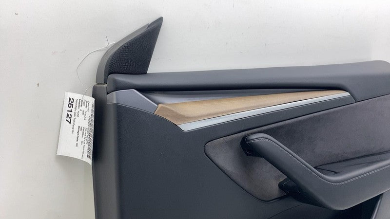 ⭕ 21-23 Tesla Model 3 Front Passenger Side Interior Door Panel Trim Card Right