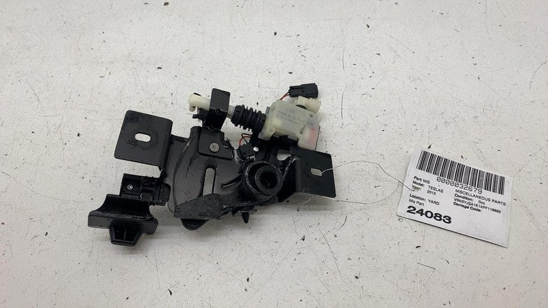 600757200E ⭕ 12-15 Tesla Model S Front Frunk Hood Lock Latch Secondary Release 6007572-00-E
