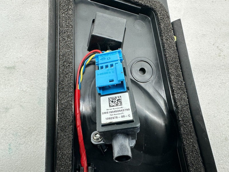 1100437 00 E ⭕ 17-23 Tesla Model 3 Driver B-Pillar Applique Glass w/ Camera Left 1100437-00-E