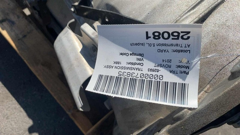 ⭕ 14-16 Range Rover Sport Automatic Transmission Gearbox 5.0L AWD DPLA