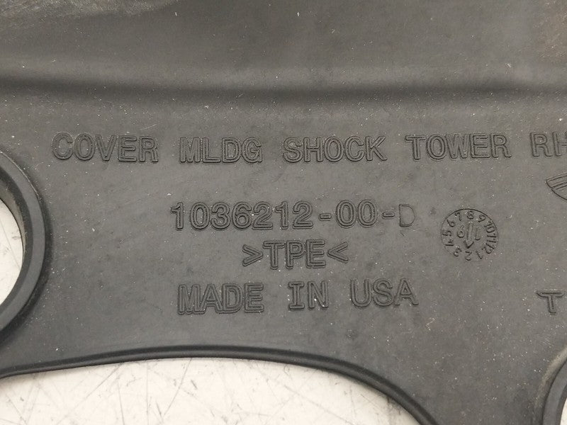 1036212 00 D ⭕16-20 Model X Front Passenger Side Shock Tower Cover Molding Right 1036212-00-D