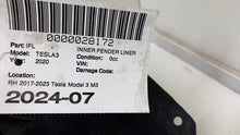 ⭕ 17-23 Tesla Model 3 Rear Right Wheel Fender Liner Splash Shield 1081586-00-B