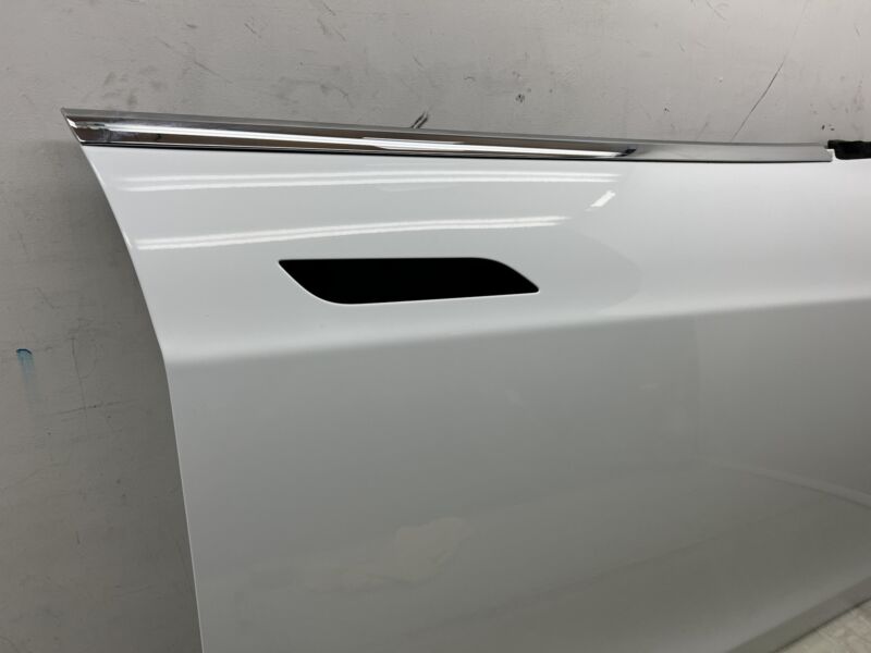 2012-2015 Tesla Model S MS Front Door Shell Panel Right RH Assy OEM White PBCW