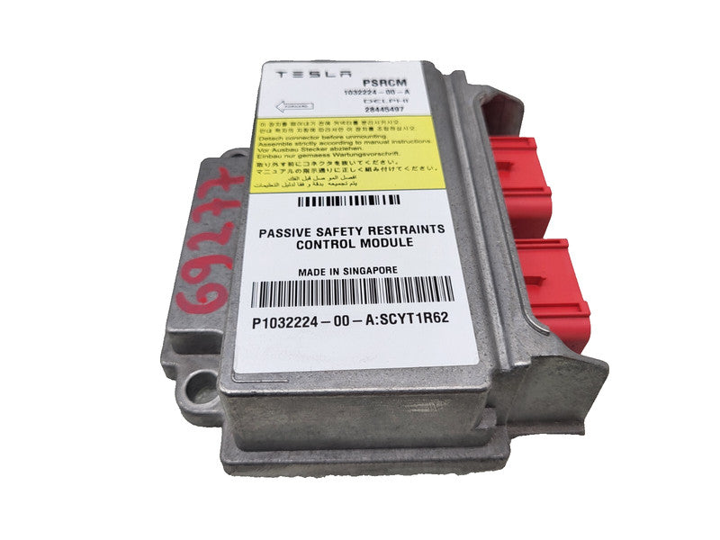 103222400A ⭕ 12-15 Model S Passive Safety Restraint Computer Module Crash Data 1032224-00-A