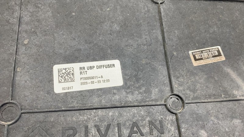 2022-2024 Rivian RIT Rear Bumper Lower Valance Diffuser Splash Shield 