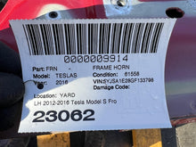 ⭕ 12-16 Tesla Model S Front Left Quarter Panel Fender Apron Frame Cut Red PPMR