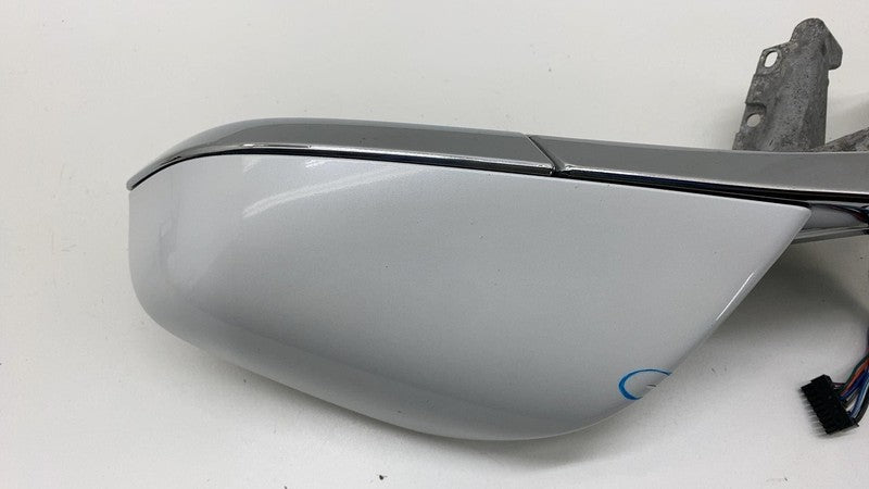 6005864-00-E 2012-2015 Tesla Model S Front Left Exterior Rear View Door Mirror LH White PPSW