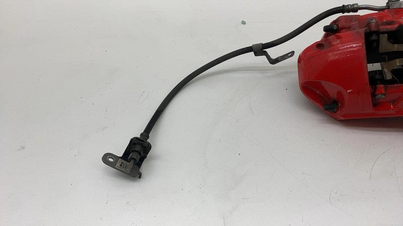 1044641 00 F ⭕ 2017-2023 Tesla Model 3 Front Performance Brake Caliper Red Left 1044641-00-F