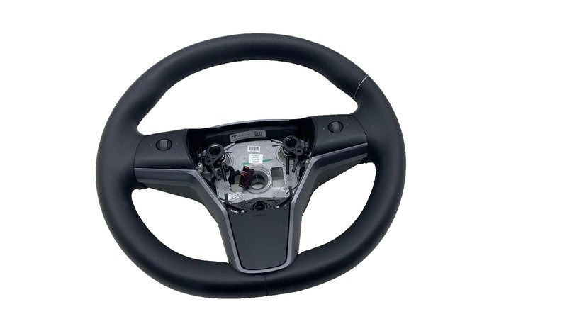 ⭕ 2021-2023 Tesla Model 3 Steering Wheel Assy Leather Black Heated 149