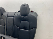 ⭕ 17-20 Tesla Model 3 Rear Left & Right Black Leather Seat Cushion Upper & Lower