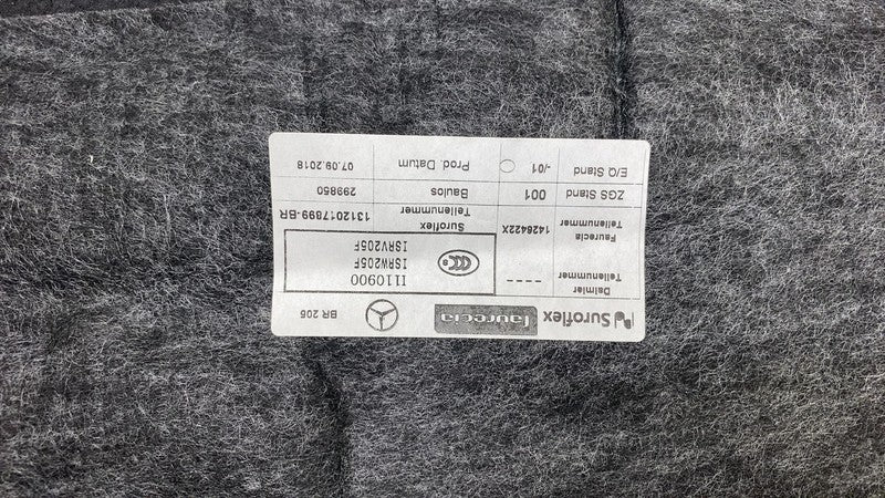 A2056906149 ⭕2015-2021 Mercedes-Benz C300 C63 Trunk Deck Shelf Rear Package Trim Cover Panel