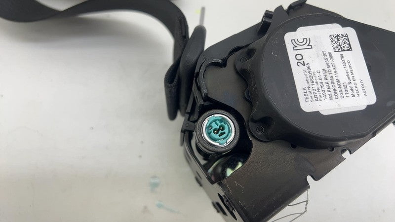 ⭕ 20-23 Tesla Model Y 2nd Row Left or Right Seat Belt & Retractor 1493