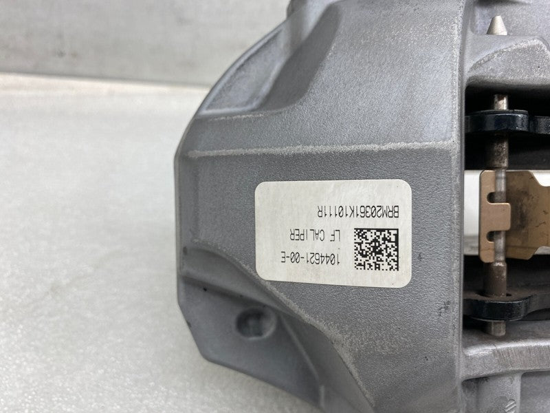 104462100E ⭕ 17-23 Model 3 Front Driver Side Caliper w/ Brake Hose Line Left 1044621-00-E