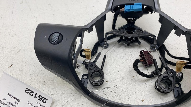 ⭕ 17-23 Model 3 M3 Steering Wheel Gray Bezel Trim W/ Control Switch 11