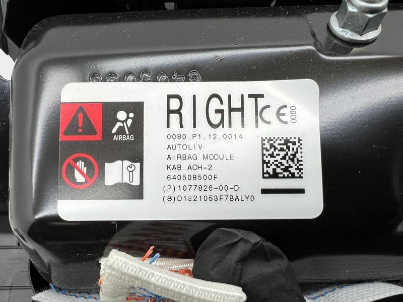 1077826-00-D ❇️17-23 Tesla Model Y 3 Right Knee Airbag Passenger Safety Module RH OEM 1077826
