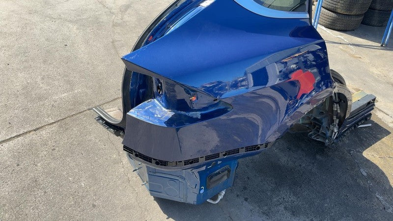 ⭕ 16-20 Tesla Model X Rear Quarter Fender Frame Panel Cut Out Right Blue - PPSB