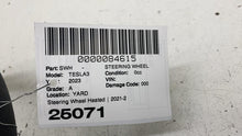 ⭕ 2021-2023 Tesla Model 3 Steering Wheel Assy Leather Black Heated 1490214-00-B