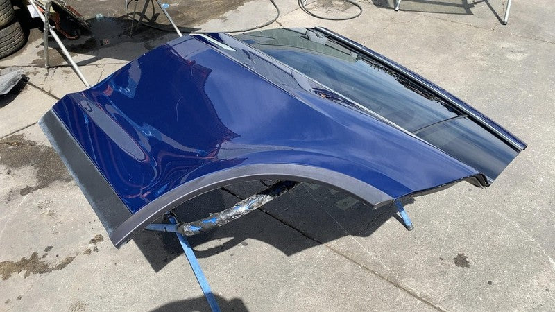 ⭕ 16-24 Tesla Model X Rear Left Falcon Door Shell Panel Blue - PPSB 10
