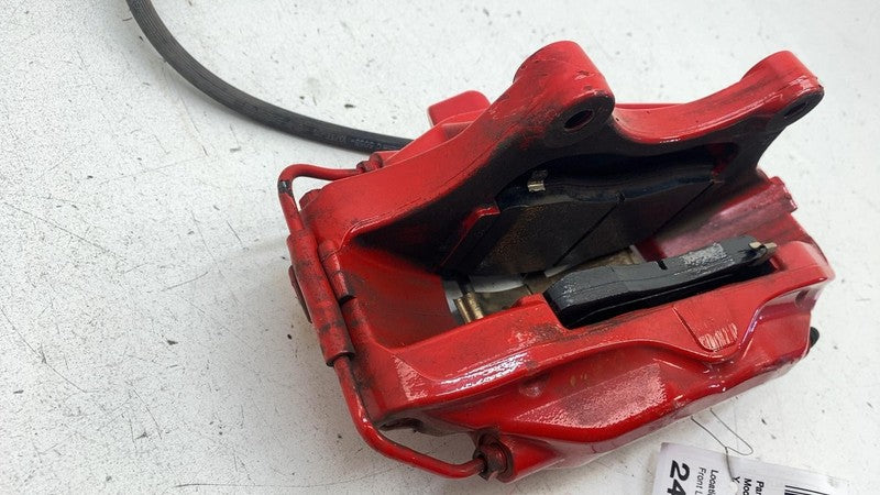 ⭕ 2016-2020 Tesla Model X Front Driver Side Caliper Red w/ Brake Hose 