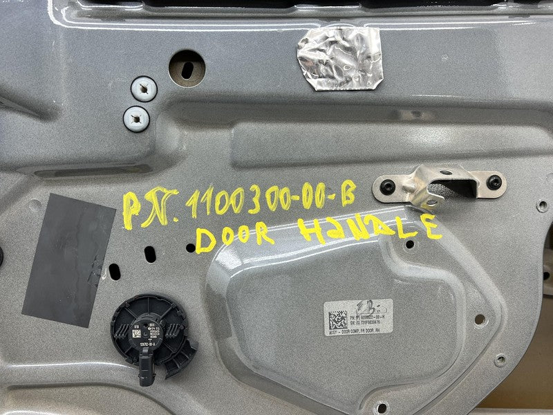 2016-2020 Tesla Model S MS Front Passenger Side Door Shell Right RH Gr