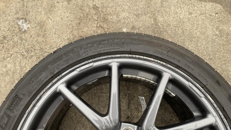 ⭕ 17-20 Model 3 18x8.5 +40MM Wheel Rim w/ Michelin Tire 235/45R18 1044