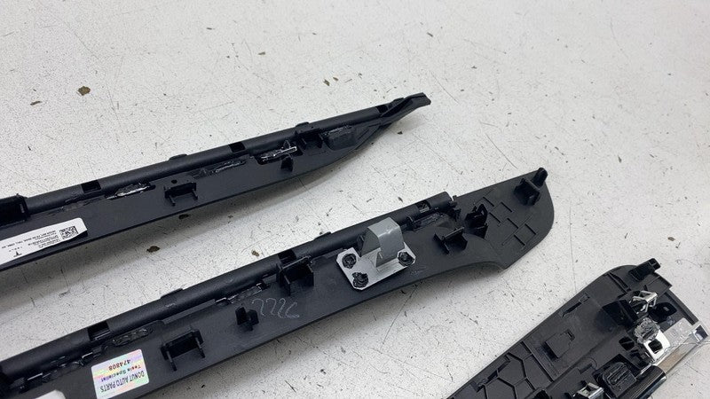 ⭕ 21-23 Model X Front & REAR Door CARBON FIBER TRIM 1661564-00-C / 164