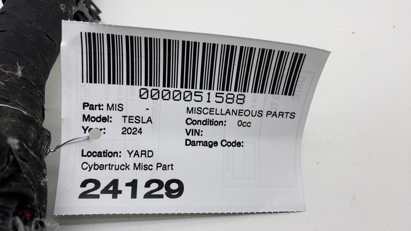2024 Tesla Cybertruck Front Left Trunk Frunk Wire Wiring Harness 28129