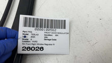 ⭕ 24-26 Model 3 Front Right Door Window Glass Regulator & Motor RH 1929918-00-A
