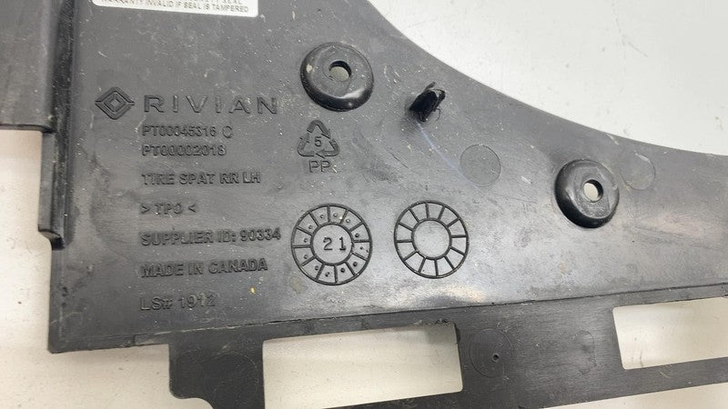 PT00045316C ⭕22-24 Rivian R1T Rear Driver Side Mud Guard Flap Splash Shield Left PT00045316C