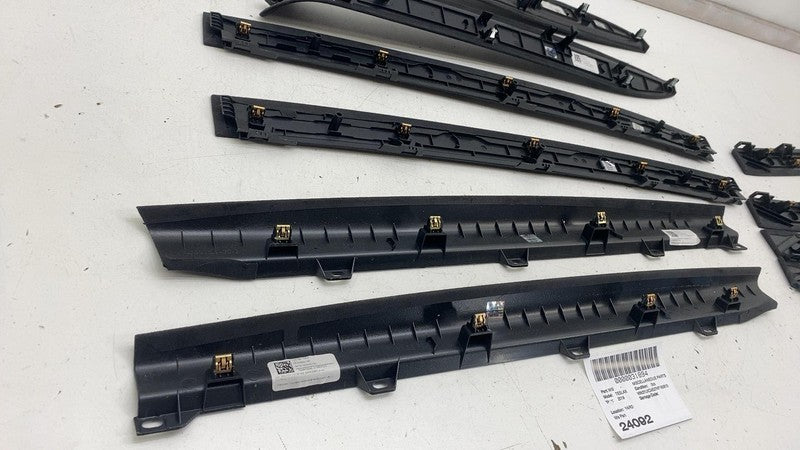 16-20 Model X Falcon Door Mid Gaphider Interior Trim+Sunvisor Bezel 10