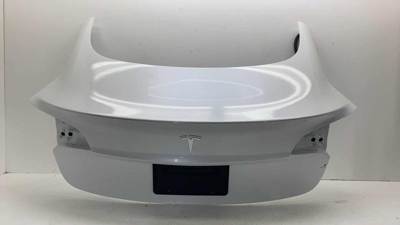 ⭕ 2017-2020 Tesla Model 3 M3 Rear Trunk Decklid Shell Panel Assembly White PPSW