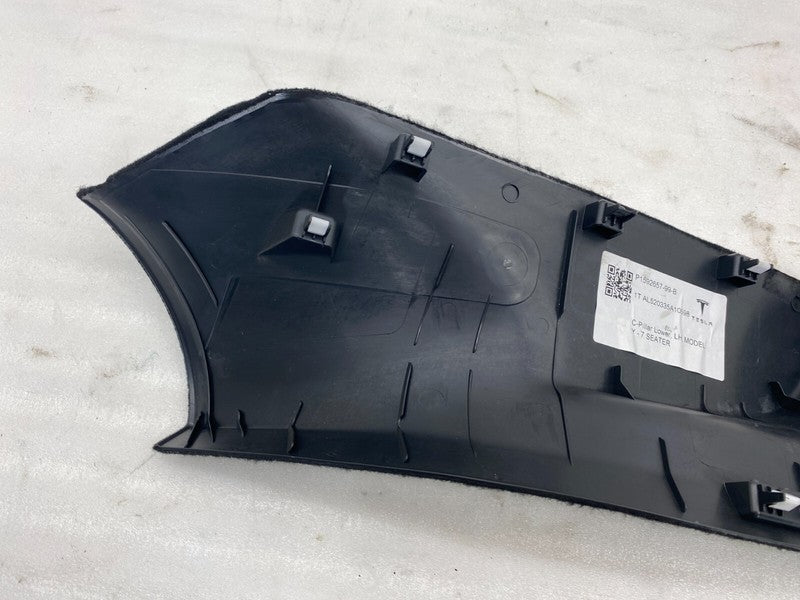 1592657 99 B ⭕2020-2023 Tesla Model Y Rear Driver Side C-Pillar Lower Trim Cover 1592657-99-B