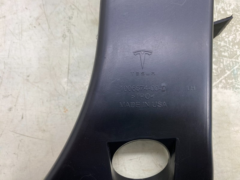 1006674-00-D ⭕2012-2015 Tesla Model S Rear Side Boot Trunk Trim Cover Panel Left 1006674-00-D