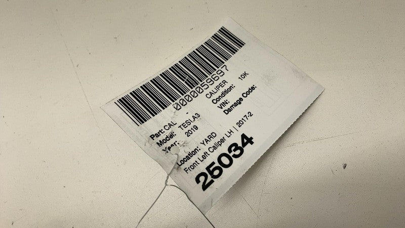 1044621-00-D ⭕ 2017-2023 Tesla Model 3 Front Left Caliper w/ Brake Hose Line LH 1044621-00-D