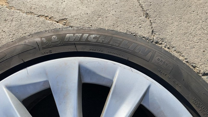 ⭕ 16-20 Model S MS Wheel Rim 19x8.0+40MM + Michelin Tire 245/45R19 105