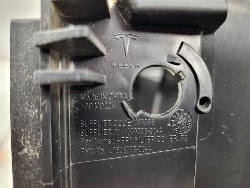 1608308 00 A ⭕2021-2023 Tesla Model S Cabin HVAC Main HEPA Filter Cover Assembly 1608308-00-A