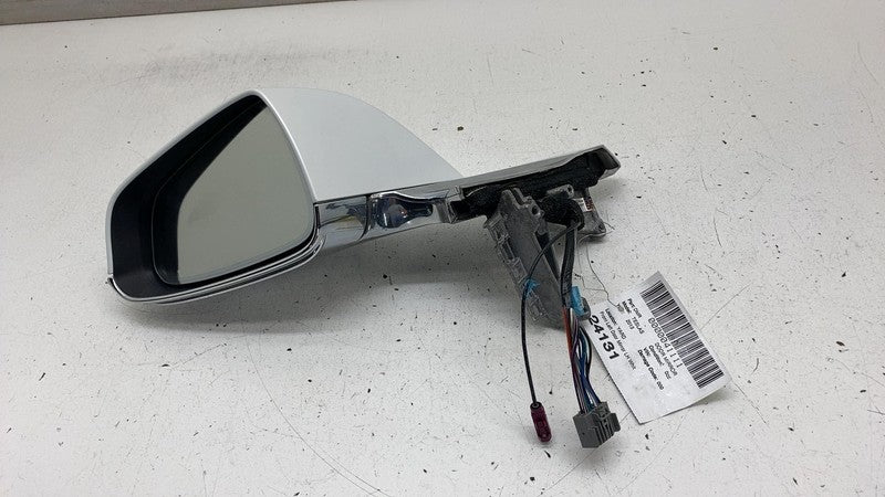 ⭕12-15 Tesla Model S Left Exterior Rear View Door Mirror White PPSW 60