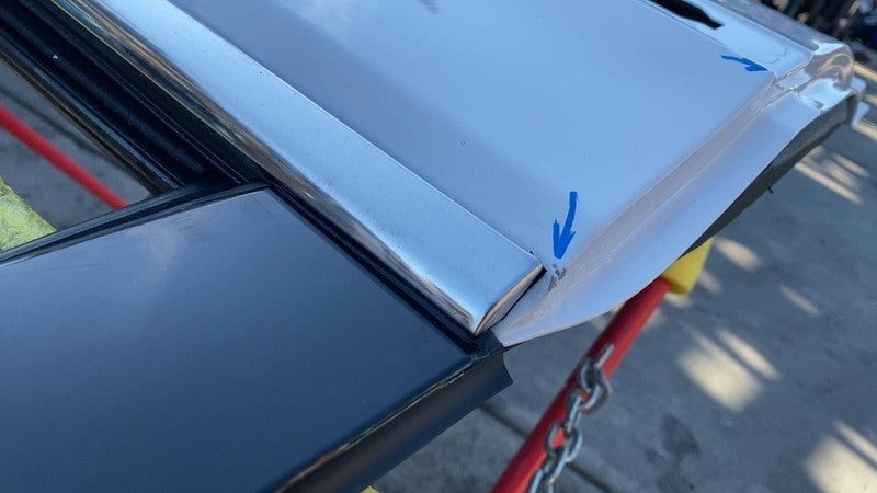 ⭕ 2017-2024 Chrysler Pacifica Rear Driver Sliding Door Shell Panel Left LH White