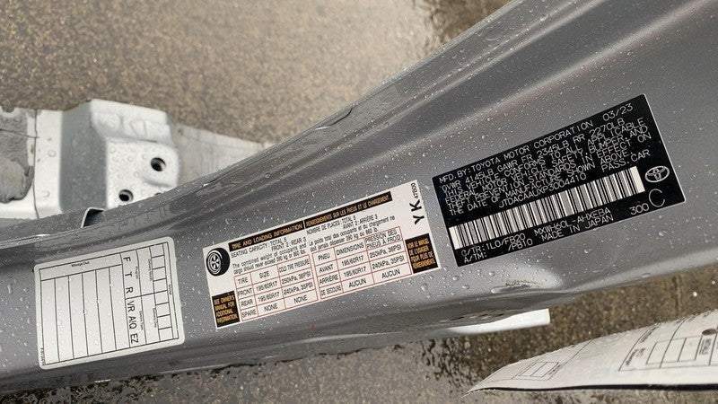 ⭕ 2023-2024 Toyota Prius Driver Side B-Pillar Structural Frame Cutout Left LH