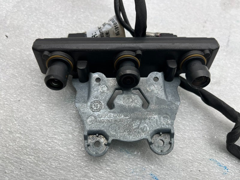 ⭕ 16-20 Model S X Front Face Inline Triple Camera w/ Mount Bracket 112