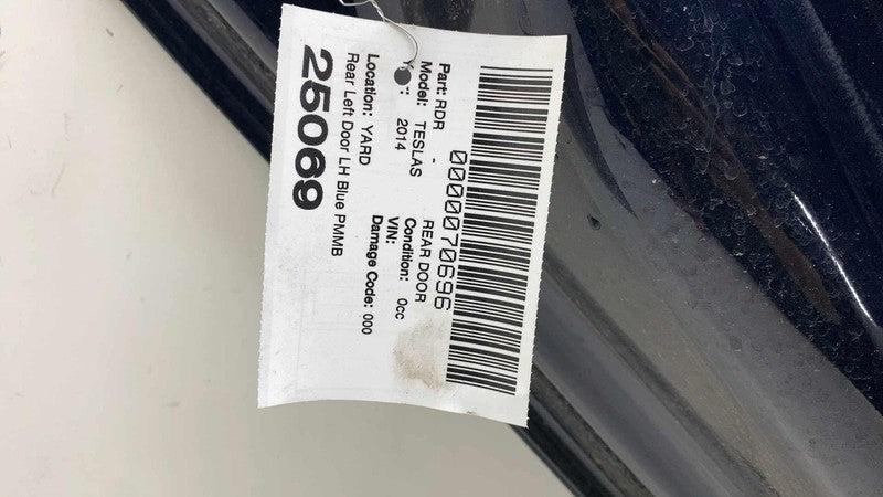 ⭕ 2012-2015 Tesla Model S MS Rear Driver Side Door Shell Panel Left LH