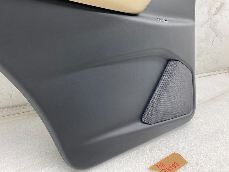 ⭕ 2016-2020 Tesla Model X Rear Left Carrier Door Panel Trim Pad w/ Card Molding