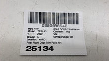 ⭕2021-2023 Tesla Model 3 Rear Passenger Side Interior Door Panel Trim Card Right