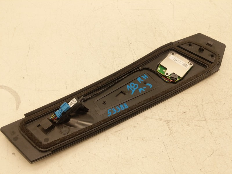 ⭕17-23 Model 3 Right B-Pillar Applique Glass Trim Molding w/ Camera 11